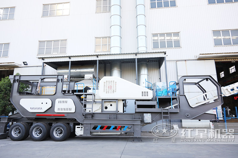 車載移動(dòng)顎破機(jī)，給料粗碎一體機(jī) 