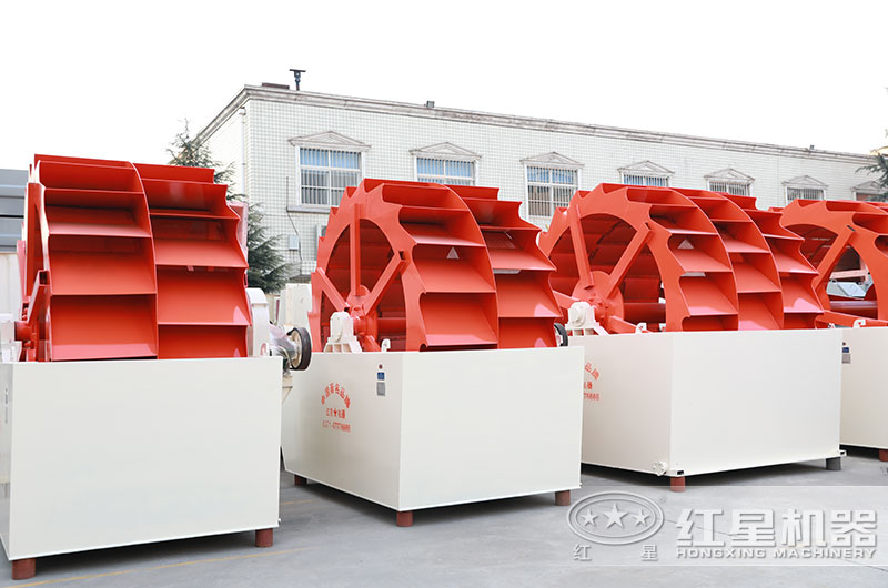 山沙洗砂機(jī)圖片，雙輪、三輪